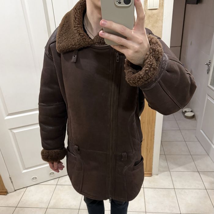 Мужская зимняя дубленка натуральная овчина