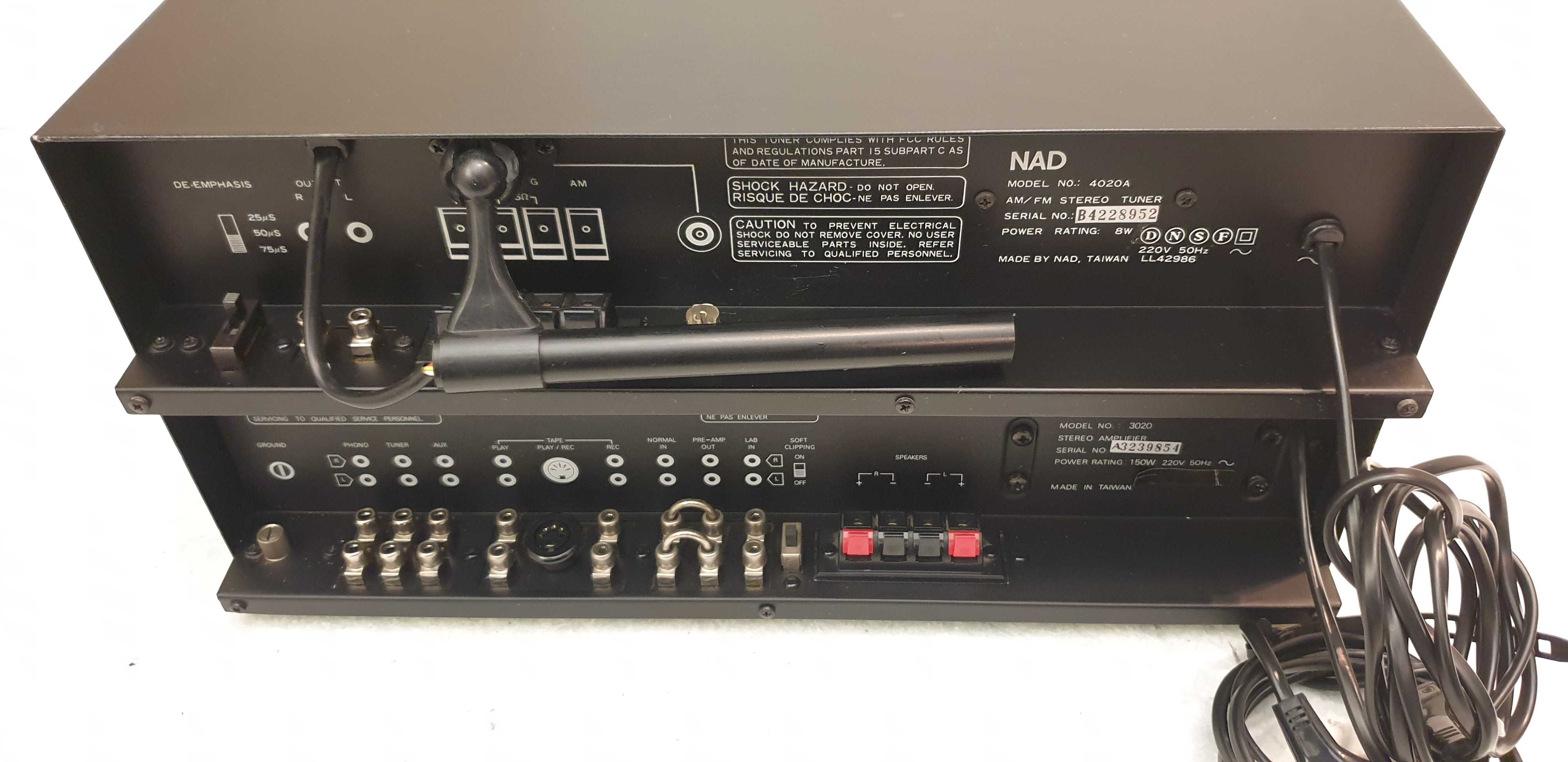 NAD 3020 i NAD 4020A, Stan bardzo dobry, Legena Hi-End AMP+Tuner