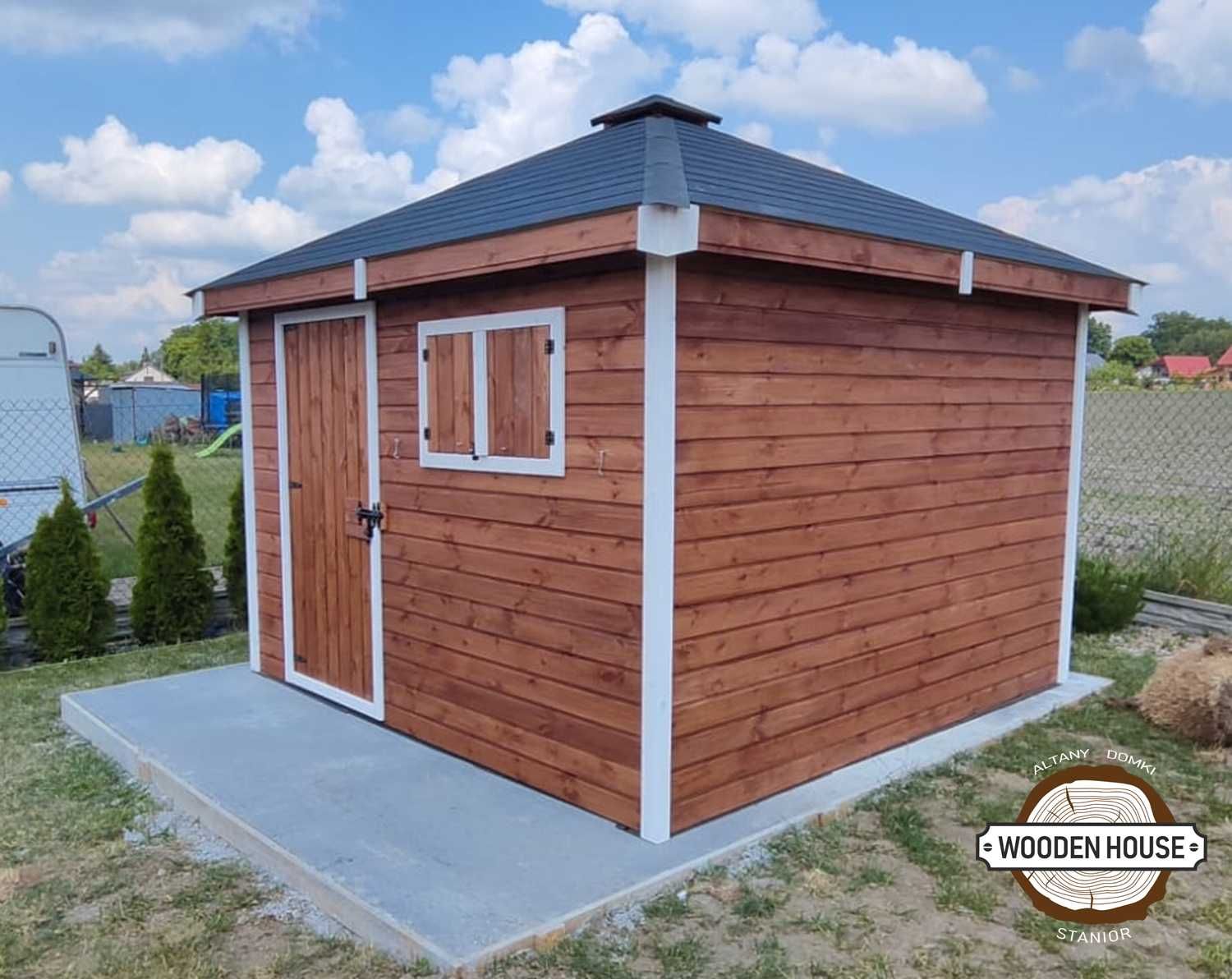 Domek narzędziowy Świerk Classic, domek drewniany, domek ogrodowy