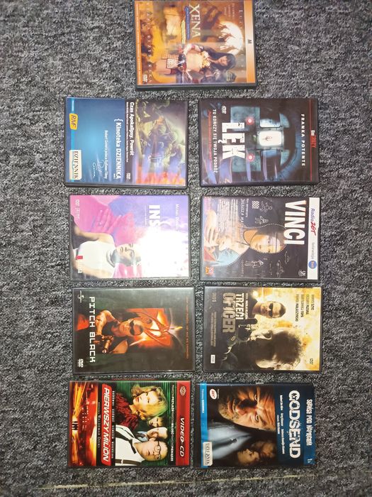 Zestaw filmów DVD