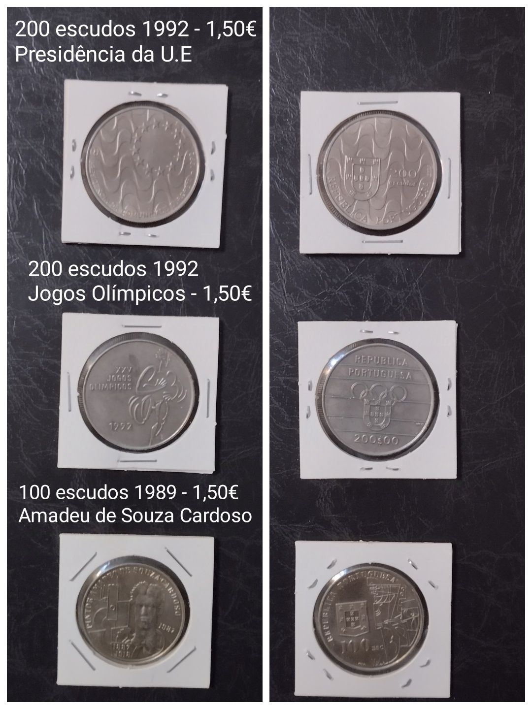 Moedas portuguesas de escudo