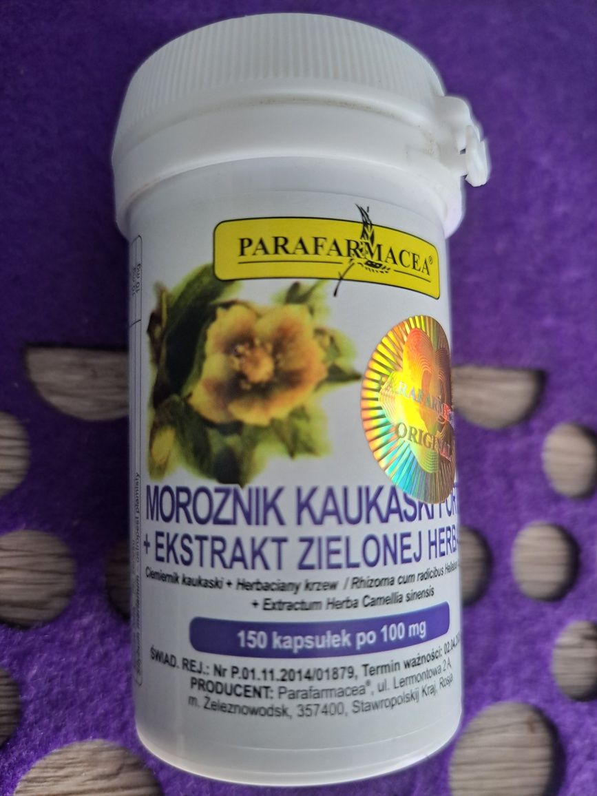Moroznik Kaukaski Forte+Ekstrakt zielonej herbaty 1 op.