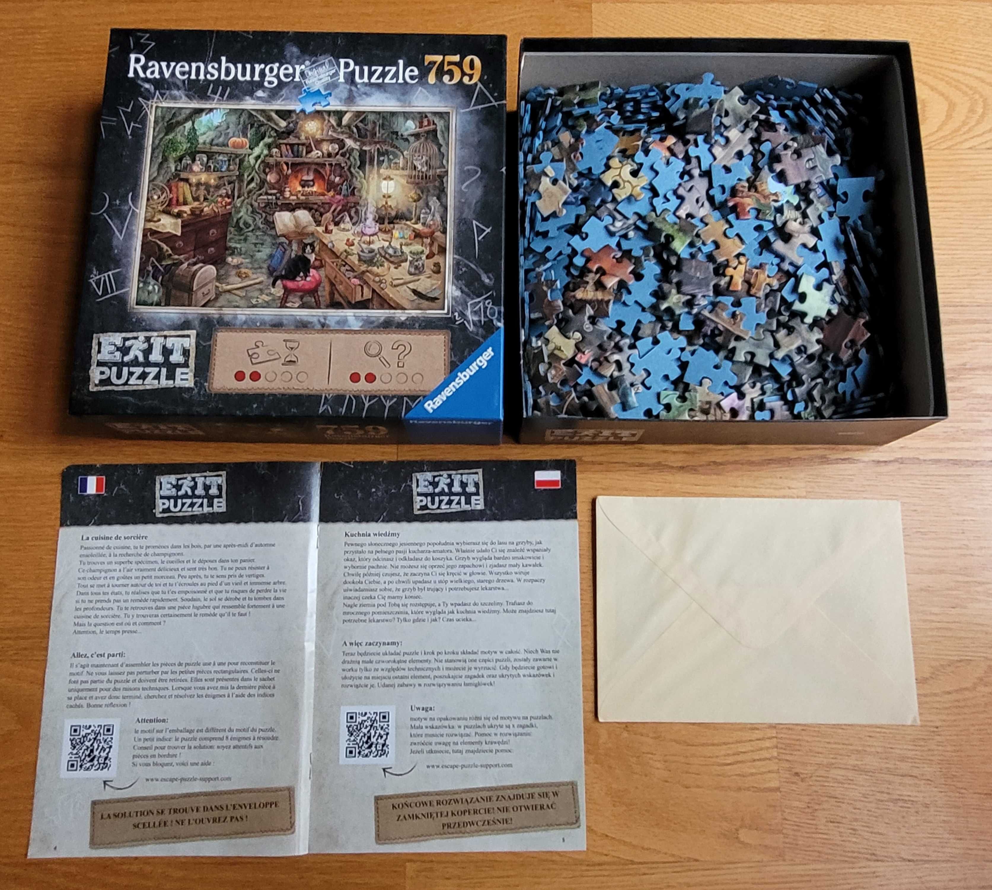 Exit Puzzle Ravensburger Kuchnia czarownicy 759 escape