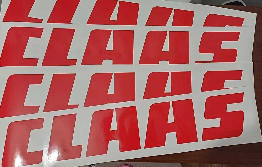 Naklejki na zamówienie Maszyny budowlane Rolnicze Nalepki SUPER TRWAŁE