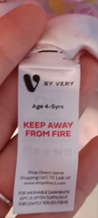 Śliczna różowa tunika bluzka w kwiaty V BY Very rozm. 122