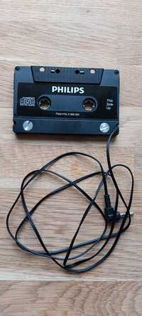 Kaseta PHILIPS Adapter Transmiter Samochodowy AUX MP3 MP4 CD MD iPod