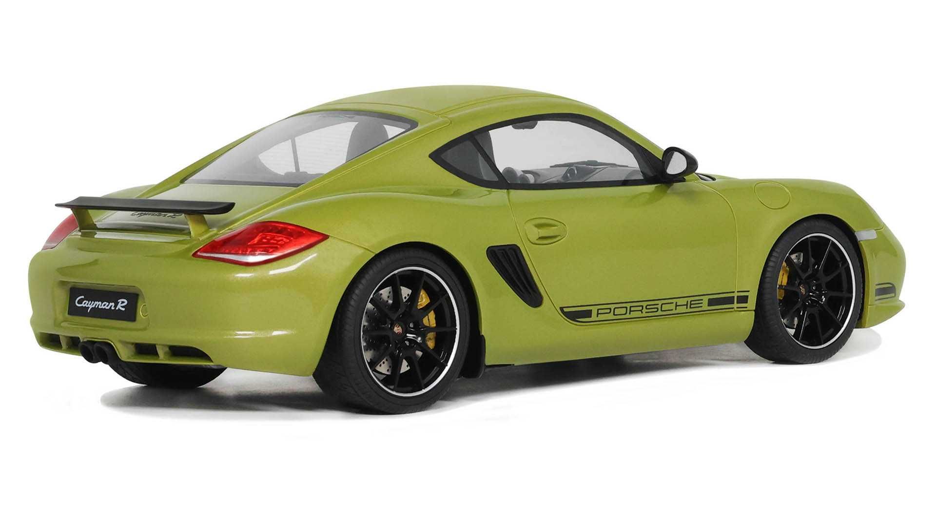 Model 1:18 GT Spirit Porsche Cayman R 2012 green (GT425)