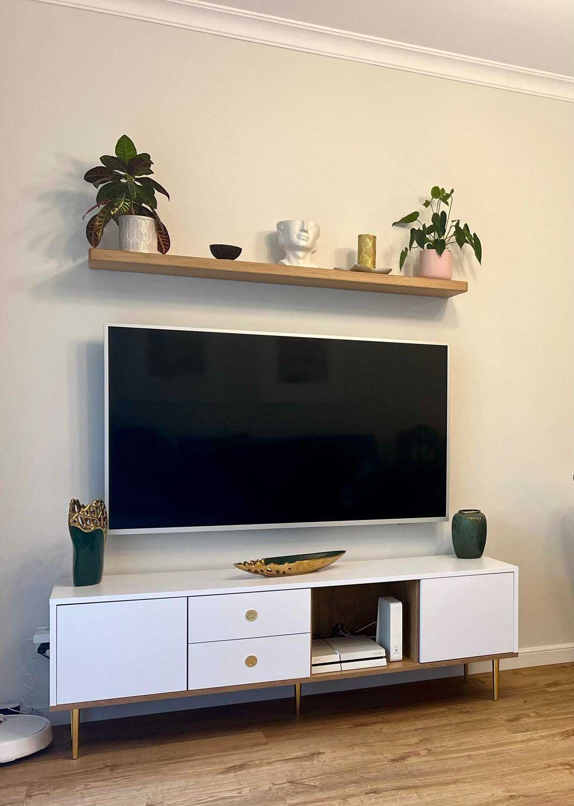 Szafka RTV biała - 160cm