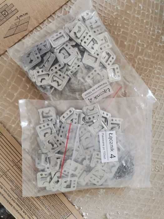 Klamra do boazerii pojedyńcza klamerka 4mm 200szt