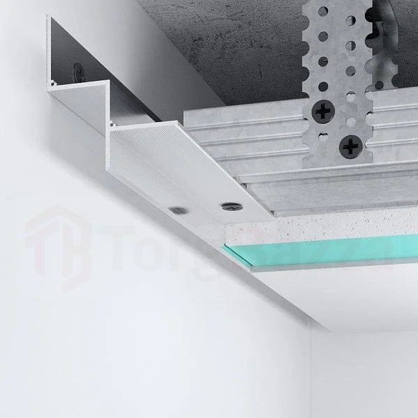 NEW Тіньовий шов Алюмінієвий профіль тіньового шва в кольорах