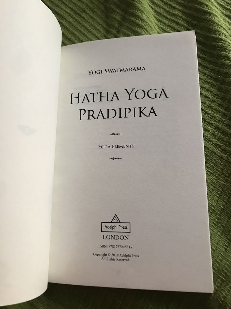 Hatha Yoga Pradipika Yogi Swatmarama