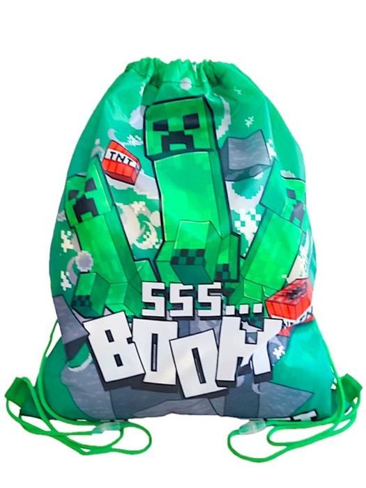 Worek szkolny przedszkolny Minecraft na buty plecak