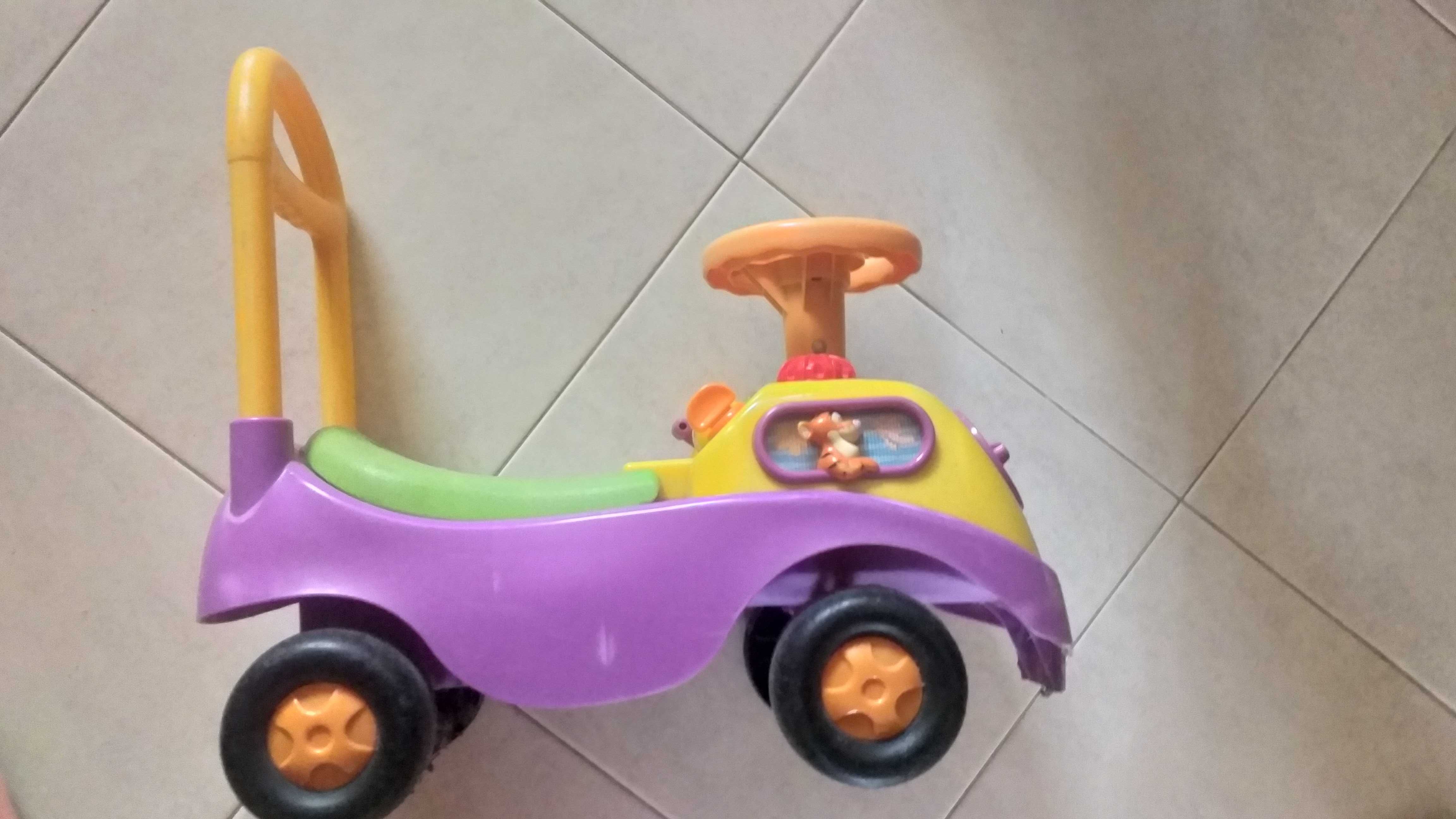 Chodzik jezdzik pchacz autko do nauki chodzenia melodyjki