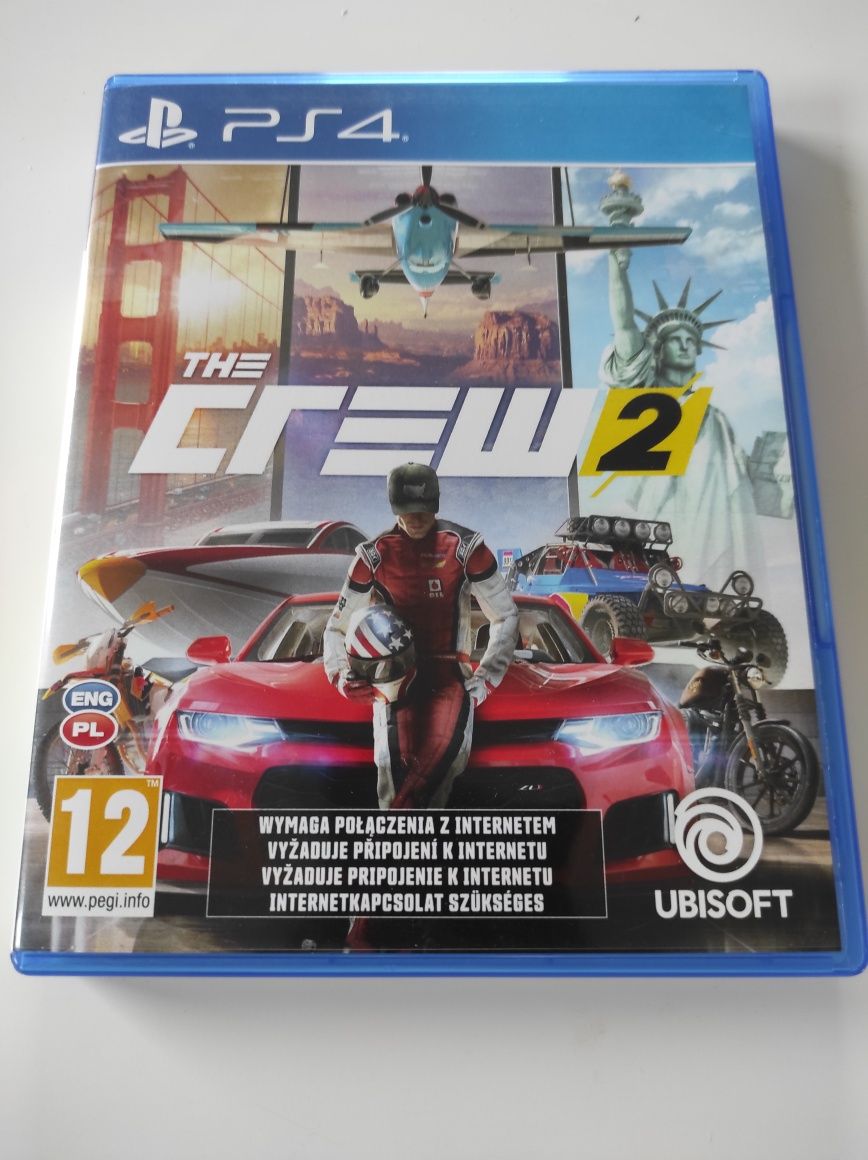 THE CREW 2, PS4, PL, Steelbook + Gra, unikat w idealnym stanie,