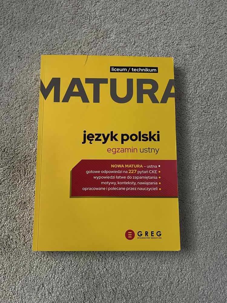 MATURA język polski egzamin ustny