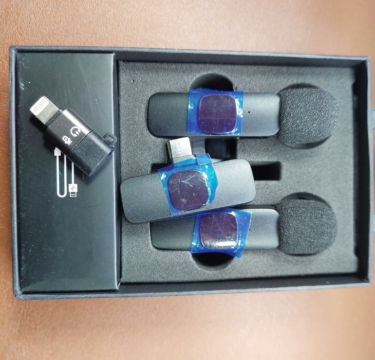 2 микрофона Новые Микрофон петличка - для iOs и Android 2 мікрофончика