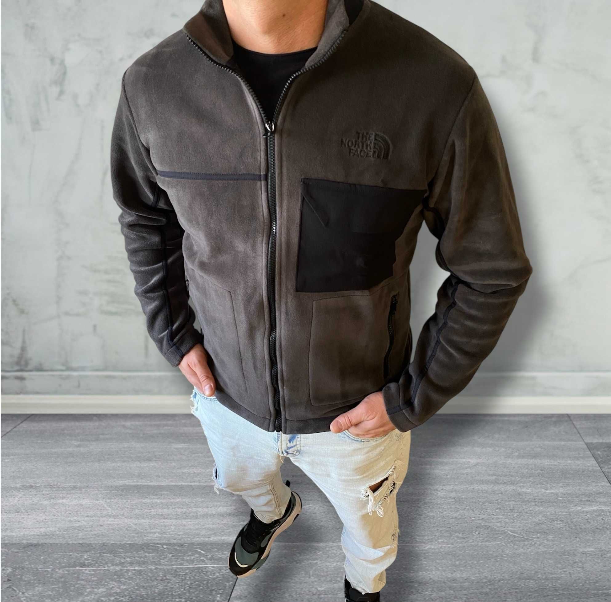 Чоловіча флісова куртка The North Face графіт