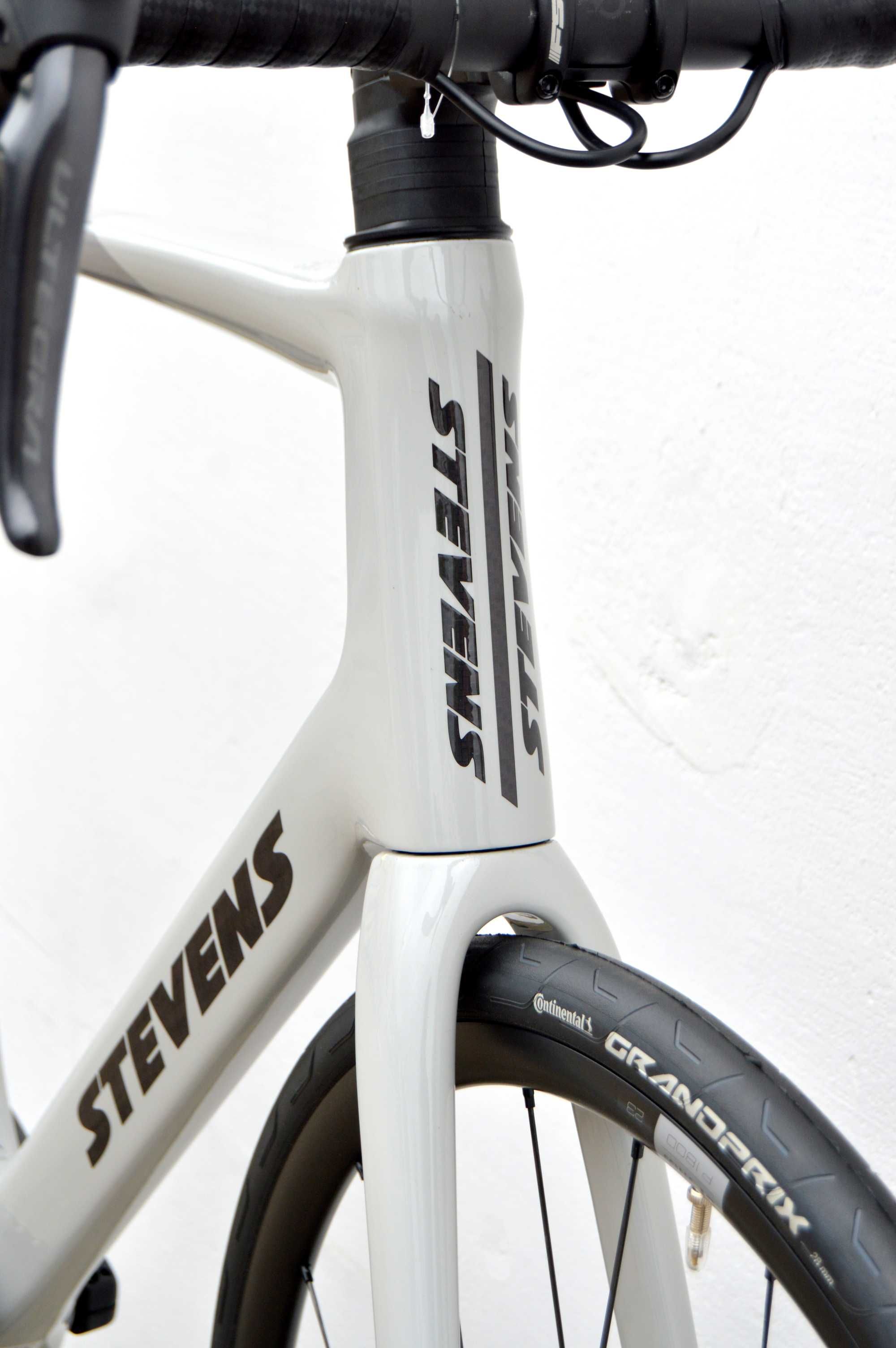 Przebieg 10km STEVENS IZOARD PRO Ultegra Di2 disc elektronika szosa 60