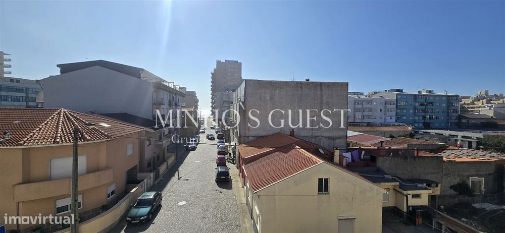 Apartamento T2 c/ varanda vista Mar (Pronto habitar) - Póvoa de Varzim