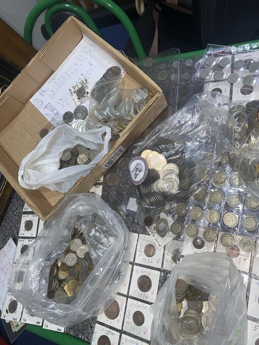 Moedas antigas 10 kg