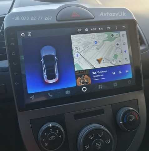 Магнитола SOUL Kia Соул GPS USB DVD TV 2 din Tesla CarPlay Android 13