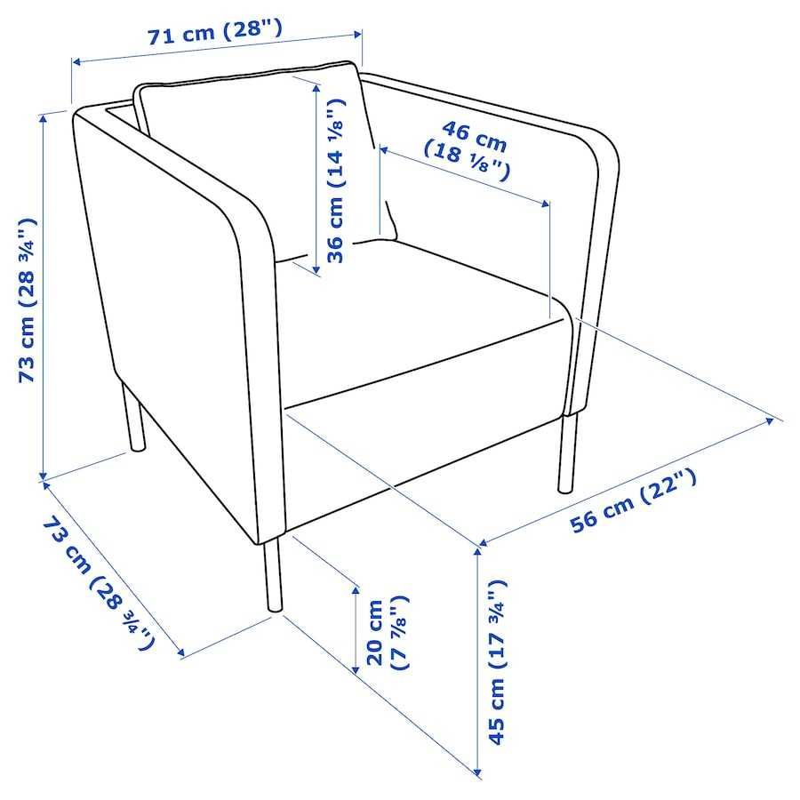 Cadeira Poltrona IKEA EKERÖ Skiftebo laranja vermelho (por usar)