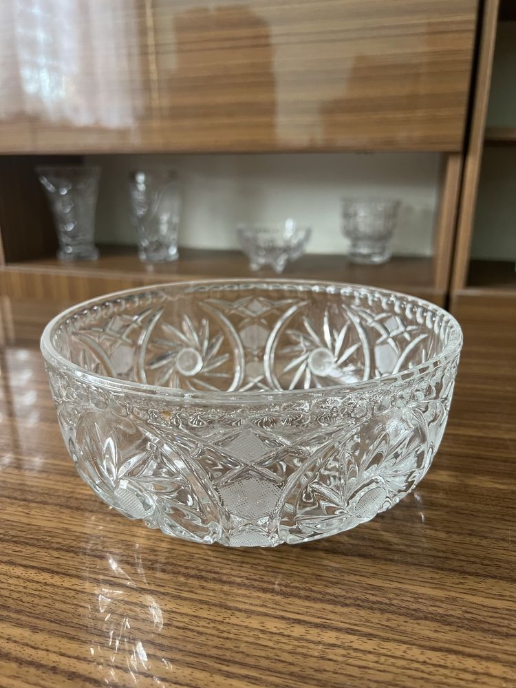 Misa kryształ PRL vintage średnica 20 cm