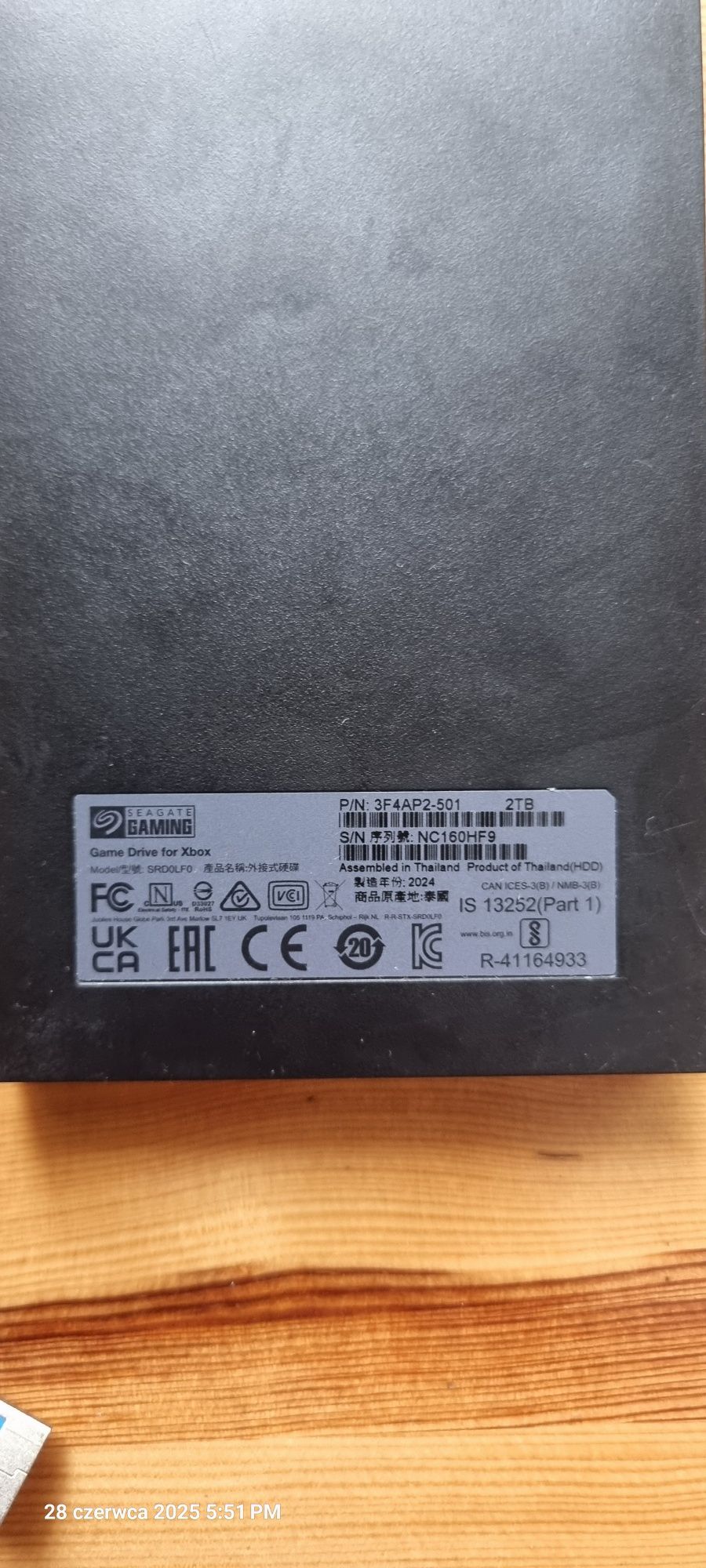 PROMO!! Dysk Twardy Seagate 2TB do XBOXA Stan Idealny PROMO!!