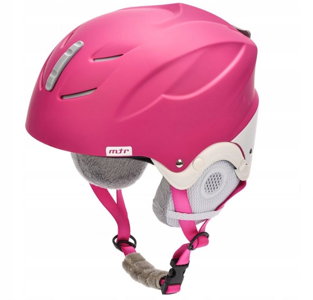 Kask Meteor S 53-55 cm róże i fiolety