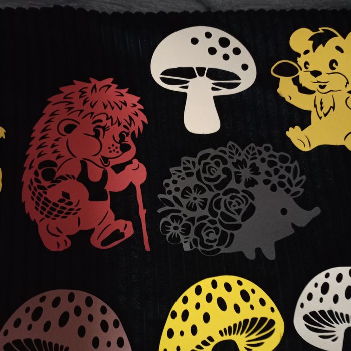 Wycinanki jesienne A4 (11szt.) MIX 1