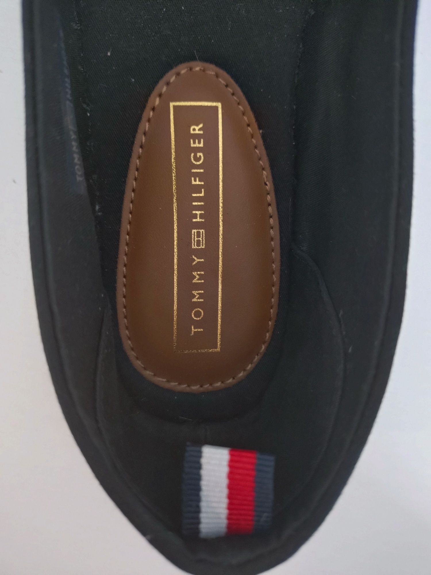 Damskie espadryle Tommy Hilfiger czarne 37