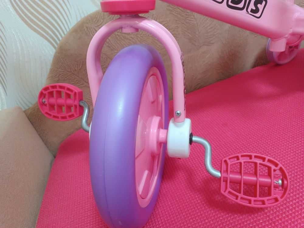 Дитячий біговел-велосипед 2в1 PROFI KIDS 12", рожевий, Hello Kitty