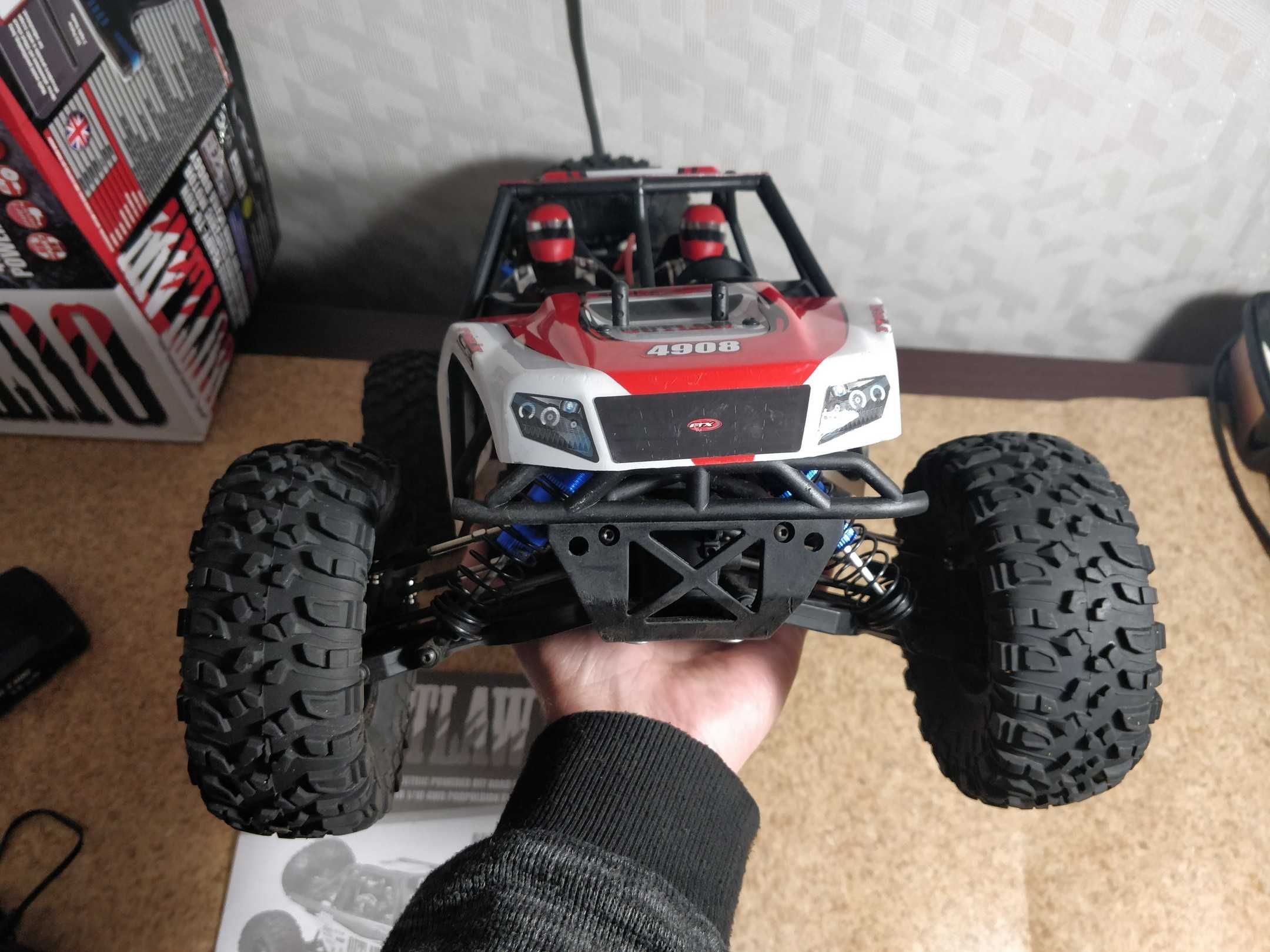 RC машинка FTX Outlaw Brushless 1/10 до 60 км/ч рок рейсер трофітрак