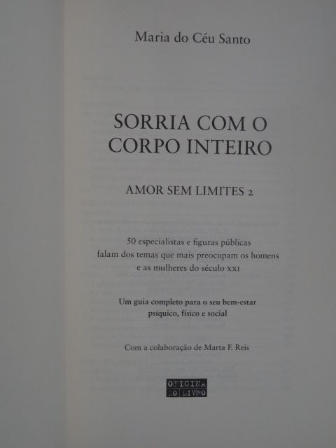 Sorria com o Corpo Inteiro de Maria do Céu Santo