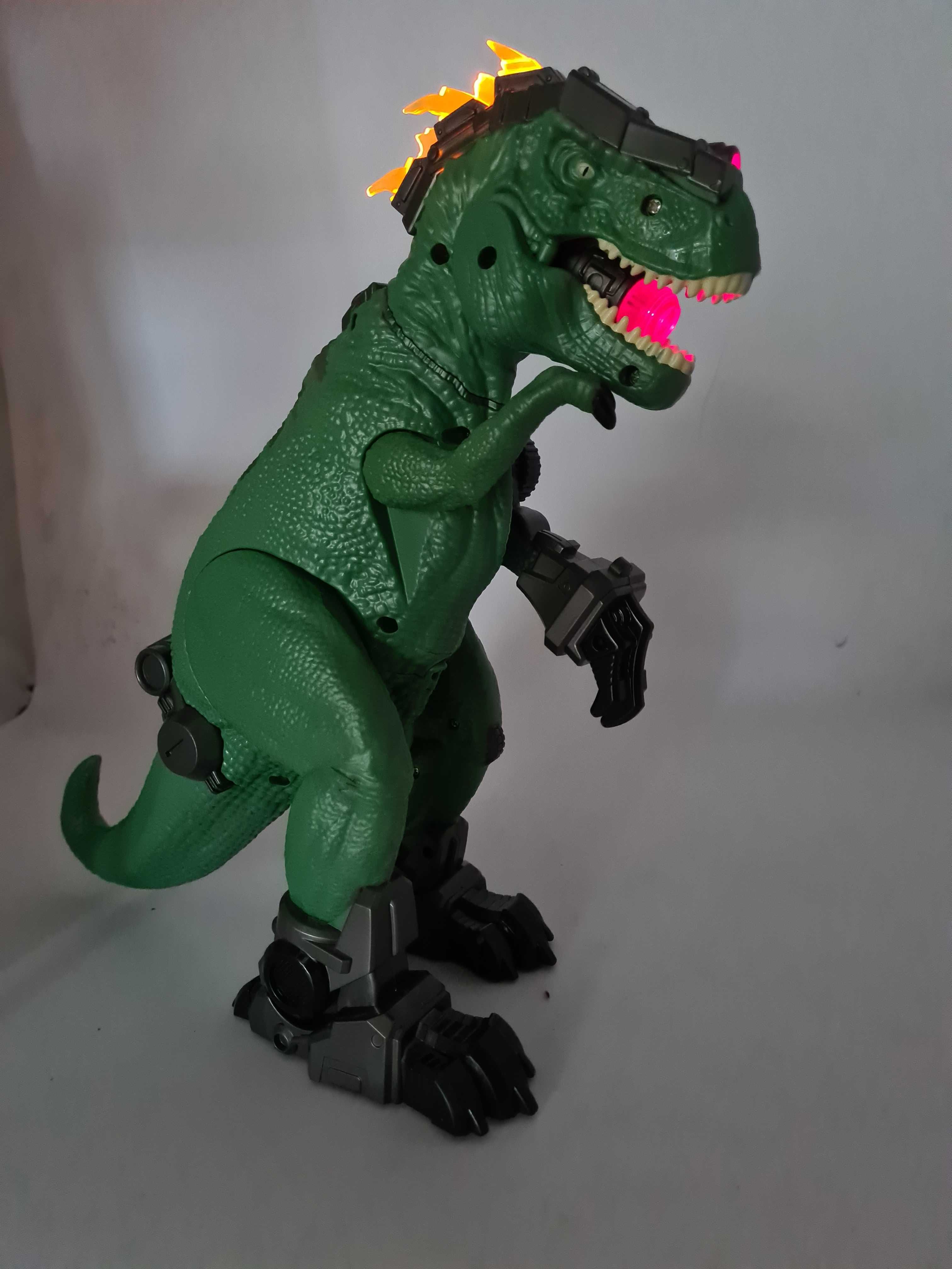 dinozaur interaktywny duży 35 cm wysokości