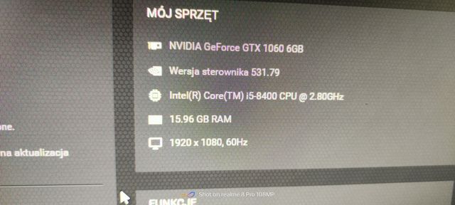 Komputer i5 geforce 1060gtx 6gb