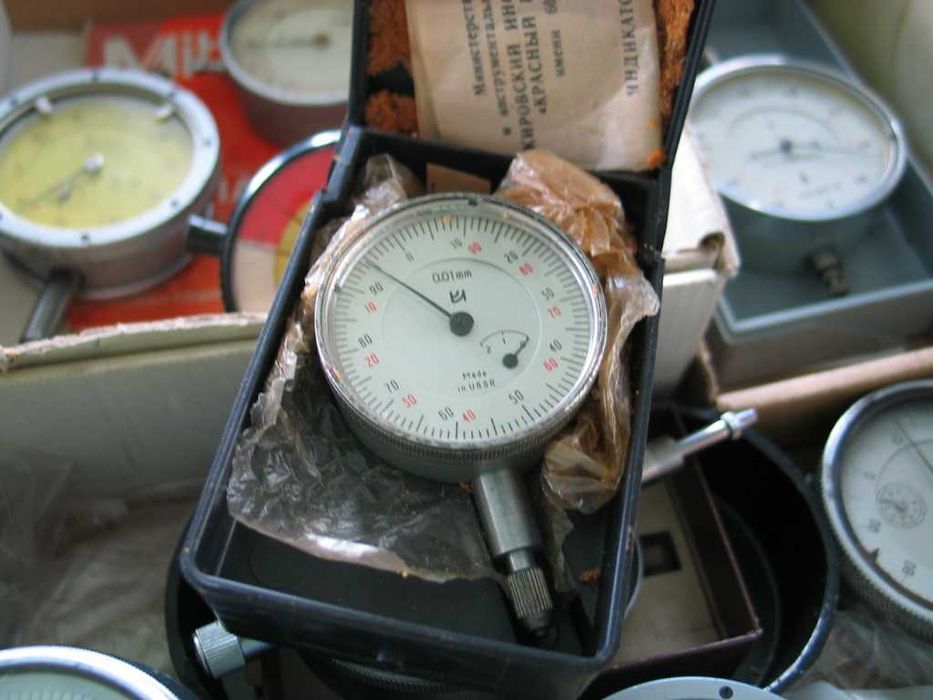 Czujnik zegarowy pomiarowy prod USSR do tokarka frezarka wiertarka