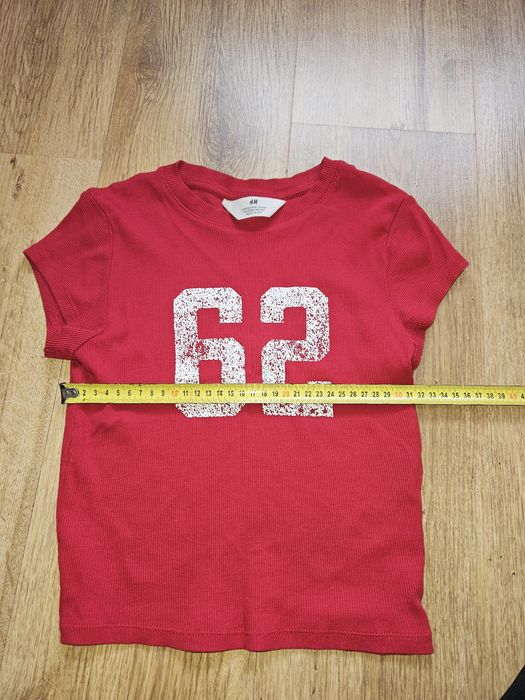 T-shirt h&m 14Y czerwony