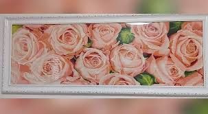 Алмазная мозайка- вышивка 128х48 "Розы"