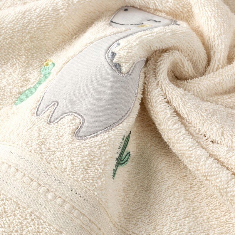 Ręcznik dziecięcy 50x90 Baby kremowy dinozaur 450g/m2