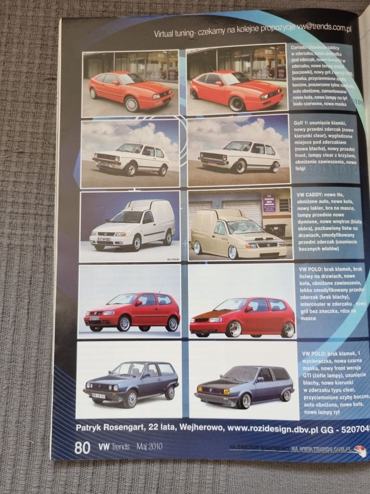 Trends magazyn miłośników  aut VW 3 sztuki