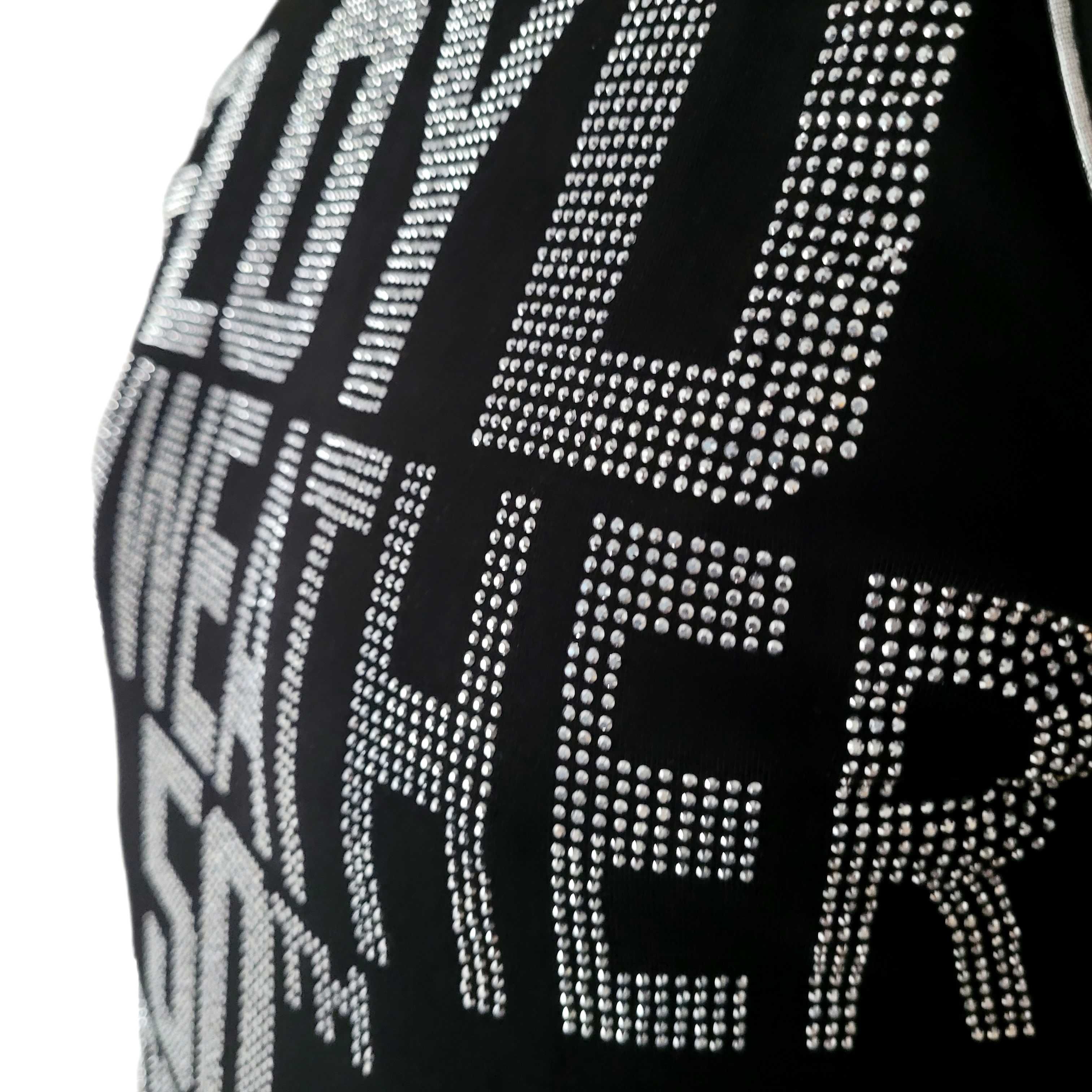 Bluza męska Philipp Plein srebrne zdobienia