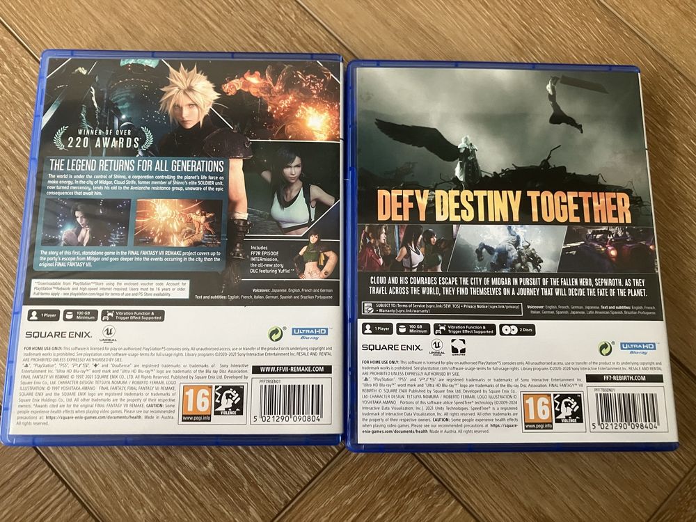 Bundle Final fantasy 7 Remake + Rebirth