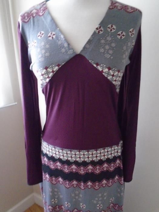 Vestido e lenço únicos / costura por medida