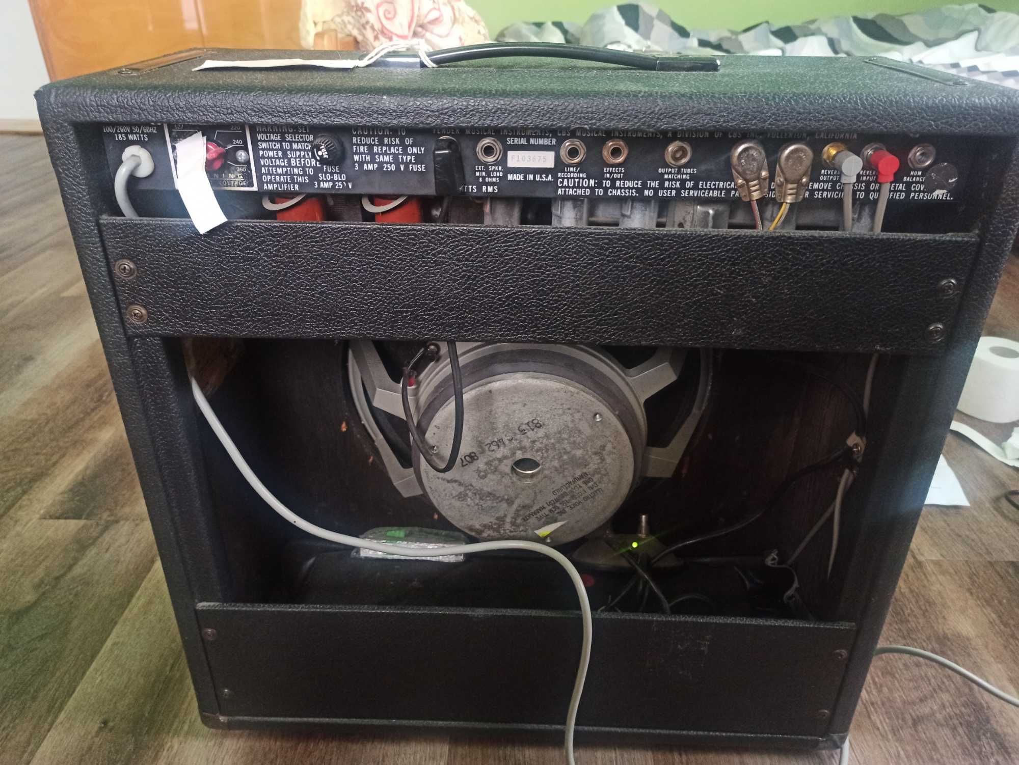 Fender 75 1x15 handwired point to point EVM 15L