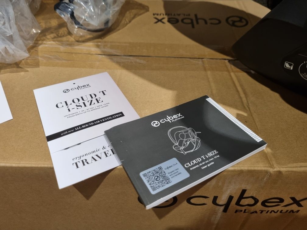 Cybex Cloud T i-Size Plus cinza cadeira auto babycoque bebé criança