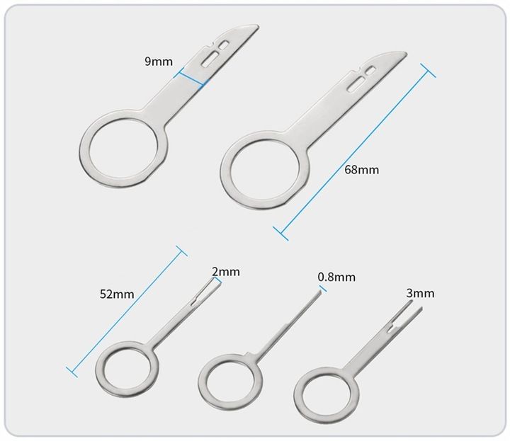 Zestaw Narzędzi Do Demontażu Usuwania Tapicerki Spinek Radia Ściągacze