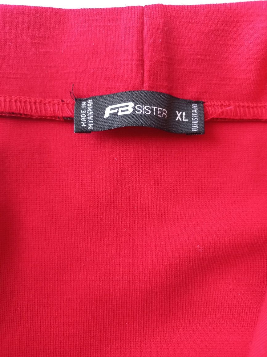 Spódnica FB XL czerwona sportowa