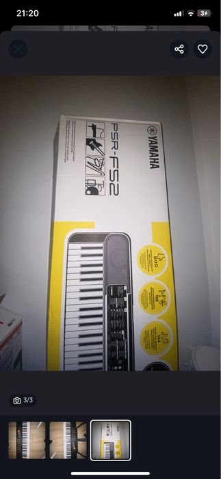 keyboard yamaha psr-f52
