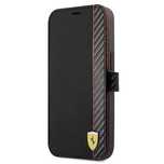 Etui Ferrari On Track Carbon Stripe Na Iphone 13 Mini - Czarne